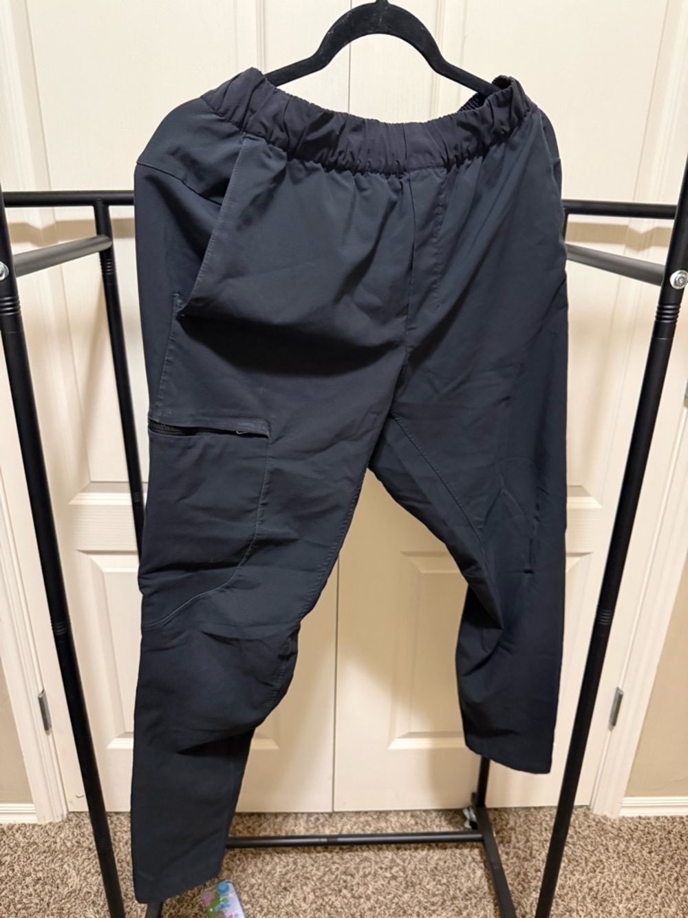 lululemon athletica Black Cargo Jogger Pants